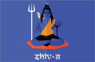 

Aabhaas Shiva Wall Poster Fine Art Print(12 inch X 18 inch, Rolled)