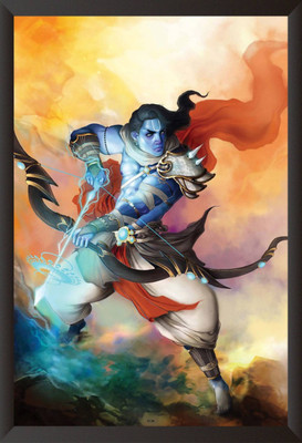 

Aabhaas Shiva Wall Poster Fine Art Print(12 inch X 18 inch, Rolled)
