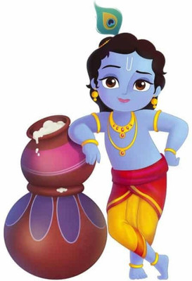 

Aabhaas Krishna Wall Poster Fine Art Print(12 inch X 18 inch, Rolled)