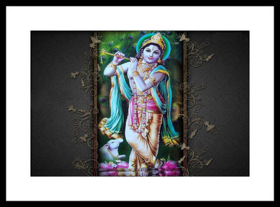 Aabhaas Krishna Wall Poster Fine Art Print(12 inch X 18 inch, Rolled)
