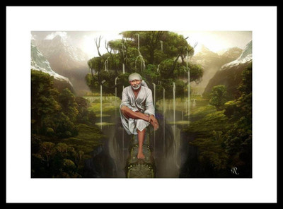 

Aabhaas Sai Baba Wall Poster Fine Art Print(12 inch X 18 inch, Rolled)