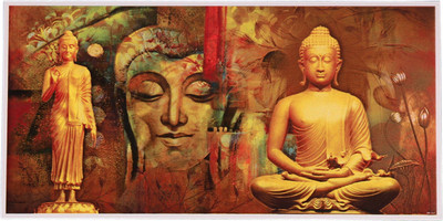 

Aabhaas Buddha Wall Poster Fine Art Print(12 inch X 18 inch, Rolled)