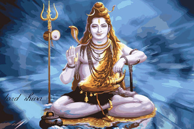 

Aabhaas Shiva Wall Poster Fine Art Print(12 inch X 18 inch, Rolled)