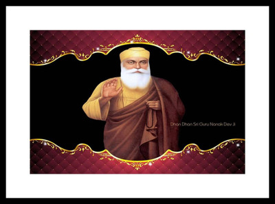 

Aabhaas Guru Nanak Wall Poster Fine Art Print(12 inch X 18 inch, Rolled)