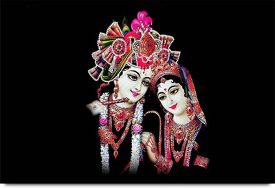 

Aabhaas Radha Krishna Wall Poster Fine Art Print(12 inch X 18 inch, Rolled)