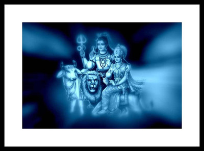 

Aabhaas Shiva Wall Poster Fine Art Print(12 inch X 18 inch, Rolled)