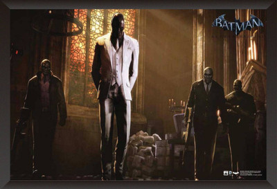 

Aabhaas Batman Arkham Origins Wall Poster Fine Art Print(12 inch X 18 inch, Rolled)