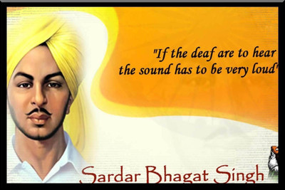 

Aabhaas Bhagat Singh Wall Poster Fine Art Print(12 inch X 18 inch, Rolled)