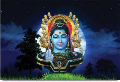 

Aabhaas Shiva Wall Poster Fine Art Print(12 inch X 18 inch, Rolled)