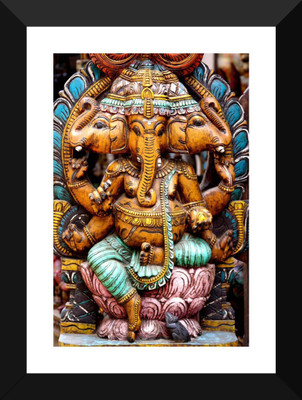 

Aabhaas Ganesha Wall Poster Fine Art Print(12 inch X 18 inch, Rolled)
