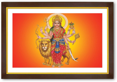 

Aabhaas Mata Lakshmi Wall Poster Fine Art Print(12 inch X 18 inch, Rolled)