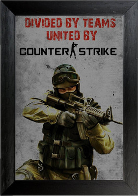 

Aabhaas Counter Strike Wall Poster Fine Art Print(12 inch X 18 inch, Rolled)