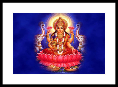 

Aabhaas Mata Lakshmi Wall Poster Fine Art Print(12 inch X 18 inch, Rolled)