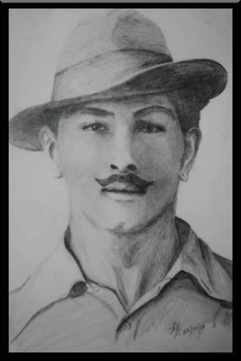 

Aabhaas Bhagat Singh Wall Poster Fine Art Print(12 inch X 18 inch, Rolled)