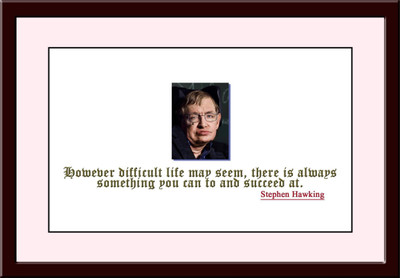 

Aabhaas Stephen Hawking Wall Poster Fine Art Print(12 inch X 18 inch, Rolled)