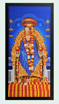 

Aabhaas Sai Baba Wall Poster Fine Art Print(12 inch X 18 inch, Rolled)
