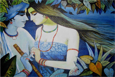 

Aabhaas Krishna Wall Poster Fine Art Print(12 inch X 18 inch, Rolled)