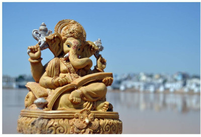

Aabhaas Ganesha Wall Poster Fine Art Print(12 inch X 18 inch, Rolled)
