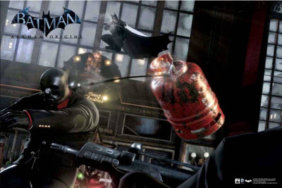 

Aabhaas Batman Arkham Origins Wall Poster Fine Art Print(12 inch X 18 inch, Rolled)