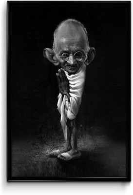 

Aabhaas Mahatma Gandhi Wall Poster Fine Art Print(12 inch X 18 inch, Rolled)