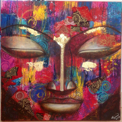

Aabhaas Buddha Wall Poster Fine Art Print(12 inch X 18 inch, Rolled)