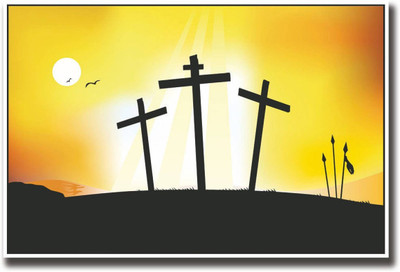 

Aabhaas Jesus Christ Wall Poster Fine Art Print(12 inch X 18 inch, Rolled)
