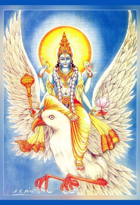 

Aabhaas Vishnu Wall Poster Fine Art Print(12 inch X 18 inch, Rolled)