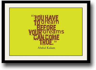 

Aabhaas Abdul Kalam Wall Poster Fine Art Print(12 inch X 18 inch, Rolled)