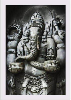 

Aabhaas Ganesha Wall Poster Fine Art Print(12 inch X 18 inch, Rolled)