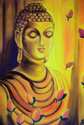 

Aabhaas Buddha Wall Poster Fine Art Print(12 inch X 18 inch, Rolled)