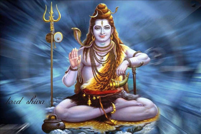 

Aabhaas Shiva Wall Poster Fine Art Print(12 inch X 18 inch, Rolled)