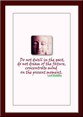 

Aabhaas Buddha Wall Poster Fine Art Print(12 inch X 18 inch, Rolled)