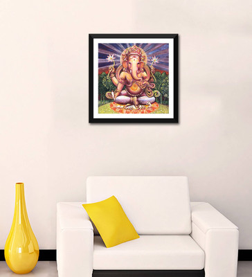 

Aabhaas Ganesha Wall Poster Fine Art Print(12 inch X 18 inch, Rolled)