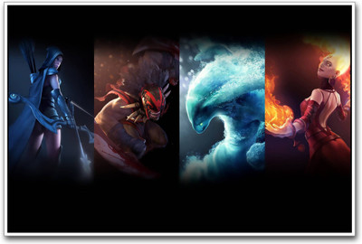 

Akhuratha Dota 2 Fine Quality Wall Poster Paper Print(12 inch X 18 inch, Rolled)