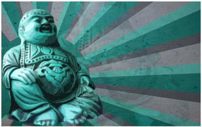 

Aabhaas Buddha Wall Poster Fine Art Print(12 inch X 18 inch, Rolled)