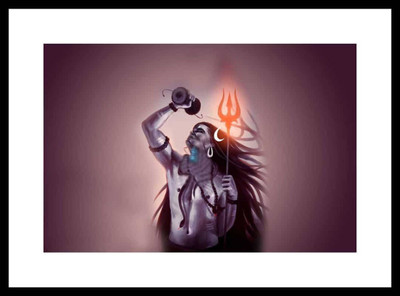 

Aabhaas Shiva Wall Poster Fine Art Print(12 inch X 18 inch, Rolled)