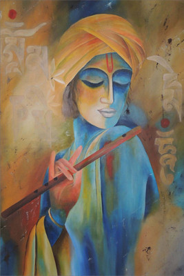 

Aabhaas Krishna Wall Poster Fine Art Print(12 inch X 18 inch, Rolled)