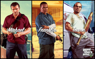 

Aabhaas GTA - GrATHAND Theft Auto Wall Poster Fine Art Print(12 inch X 18 inch, Rolled)