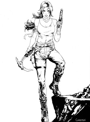 

Akhuratha Tomb Raider Fine Quality Wall Poster Paper Print(12 inch X 18 inch, Rolled)