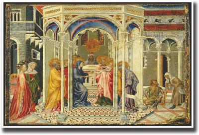 Aabhaas Jesus Christ Wall Poster Fine Art Print(12 inch X 18 inch, Rolled)