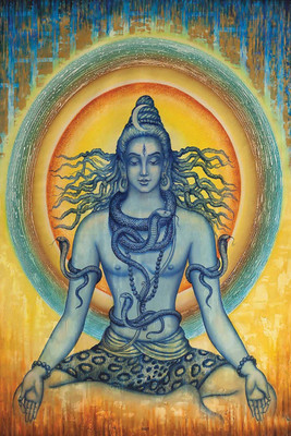 

Aabhaas Shiva Wall Poster Fine Art Print(12 inch X 18 inch, Rolled)