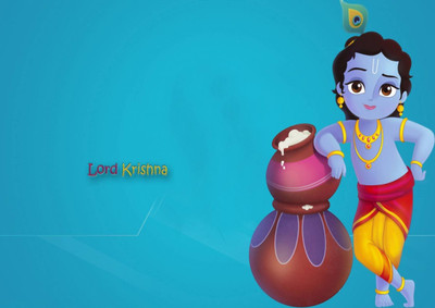

Aabhaas Krishna Wall Poster Fine Art Print(12 inch X 18 inch, Rolled)