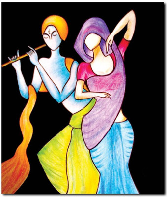 

Aabhaas Krishna Wall Poster Fine Art Print(12 inch X 18 inch, Rolled)