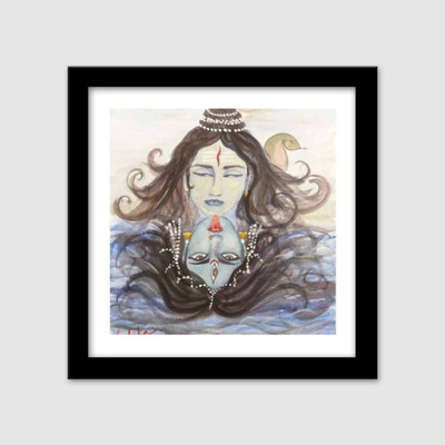 

Aabhaas Shiva Wall Poster Fine Art Print(12 inch X 18 inch, Rolled)