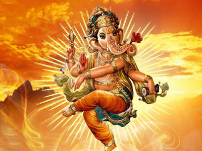 

Aabhaas Ganesha Wall Poster Fine Art Print(12 inch X 18 inch, Rolled)