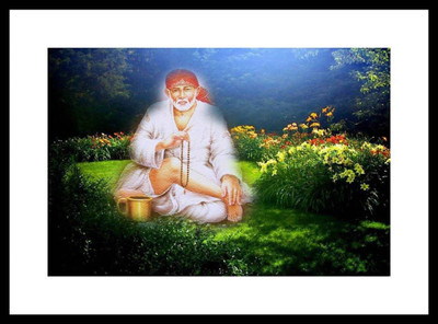 

Aabhaas Sai Baba Wall Poster Fine Art Print(12 inch X 18 inch, Rolled)