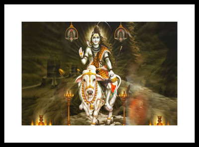 

Aabhaas Shiva Wall Poster Fine Art Print(12 inch X 18 inch, Rolled)