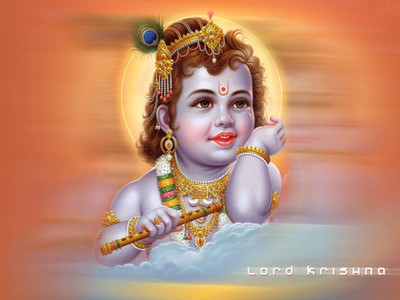 

Aabhaas Krishna Wall Poster Fine Art Print(12 inch X 18 inch, Rolled)