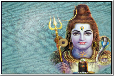 

Aabhaas Shiva Wall Poster Fine Art Print(12 inch X 18 inch, Rolled)