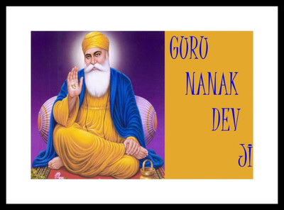 

Aabhaas Guru Nanak Wall Poster Fine Art Print(12 inch X 18 inch, Rolled)
